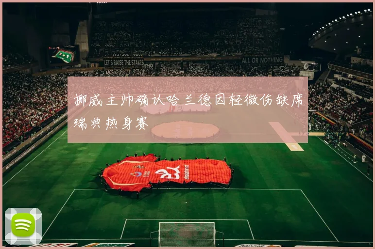 挪威主帅确认哈兰德因轻微伤缺席瑞典热身赛
